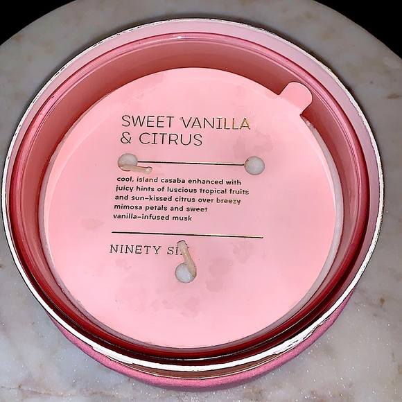 DW HOME CANDLE SWEET VANILLA & CITRUS NINETY SIX COLLECTION 3 WICK NEW - Picture 4 of 7